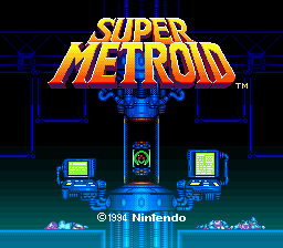 Super Metroid Title Screen
